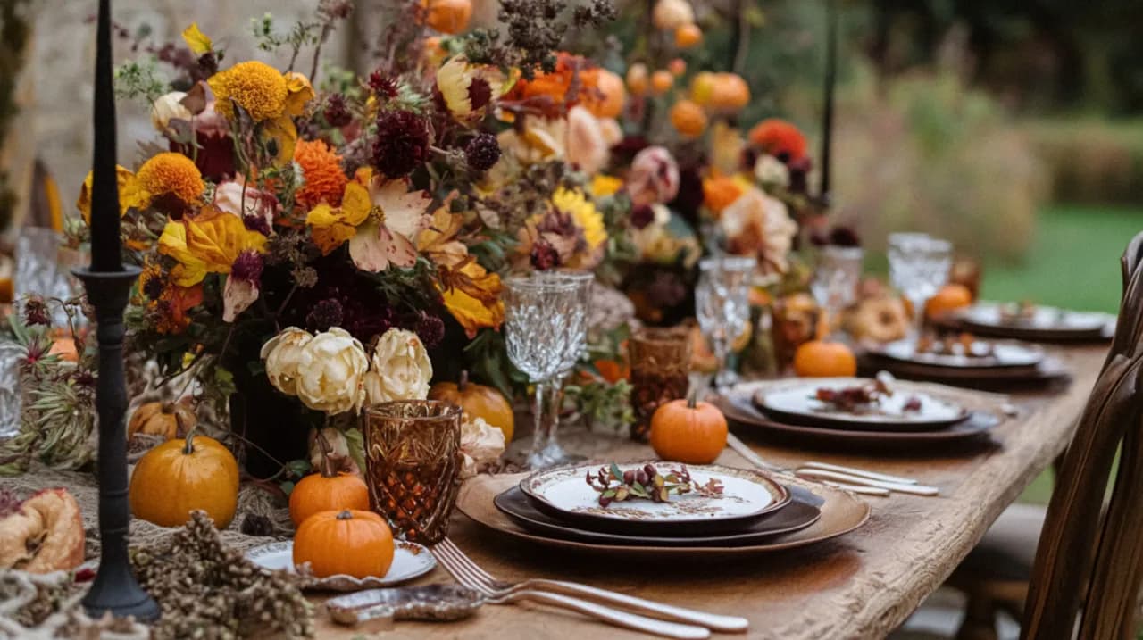 Wesele w stylu jesiennym - a co na słodkim stole?