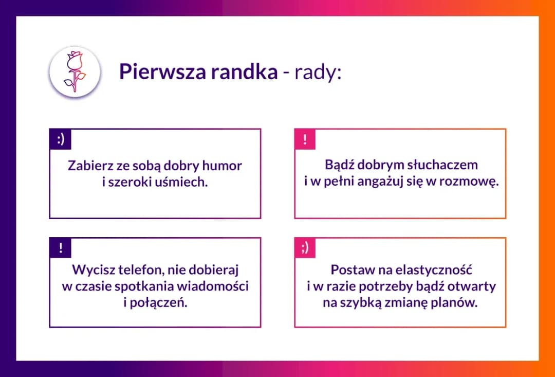 Jak zachować się na pierwszej randce, aby uniknąć niezręczności?