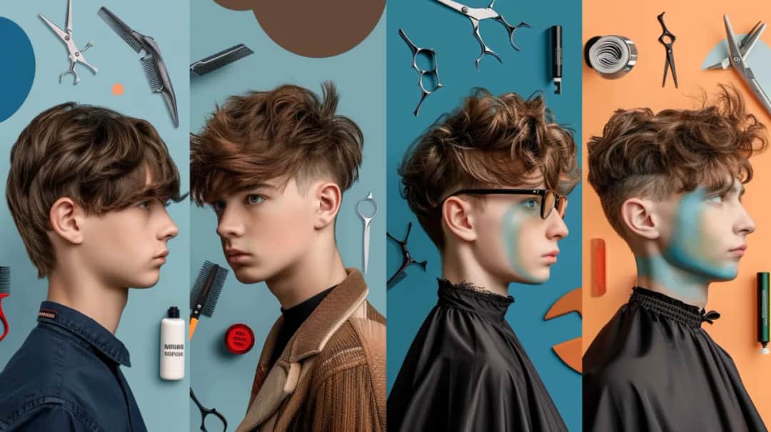 Fryzury chłopięce z grzywką - Najlepsze fryzury chłopięce z długą grzywką