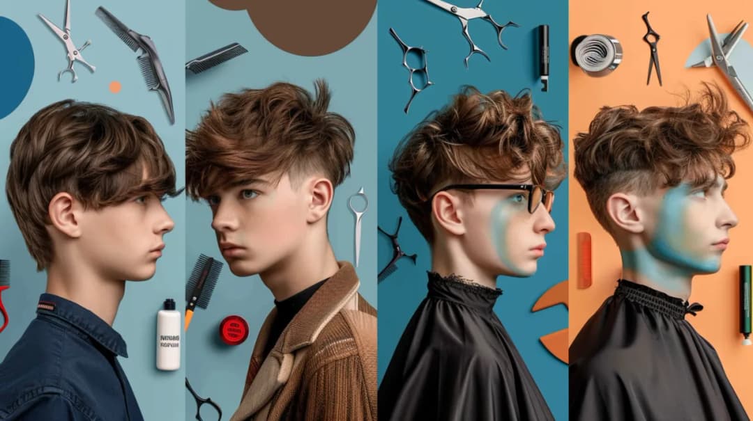 Fryzury chłopięce z grzywką - Najlepsze fryzury chłopięce z długą grzywką