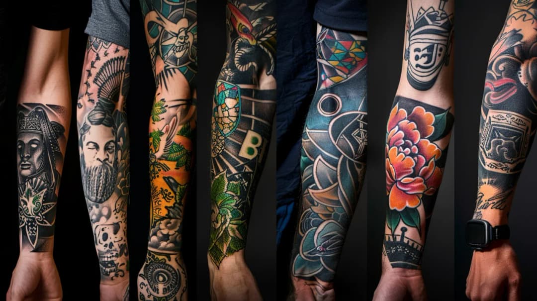 Tatuaż na ręku męski - Wzory tatuaży na rękę i kostkę dla mężczyzn